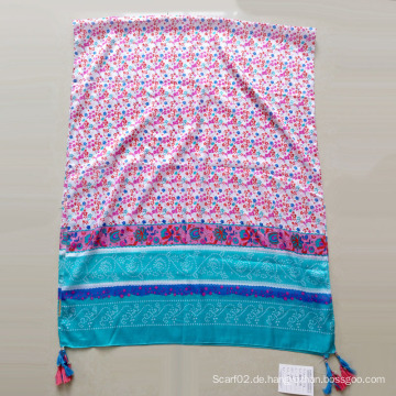 Frauen gedruckt Polyester Paj Emulation Silk Schalldämpfer Schal